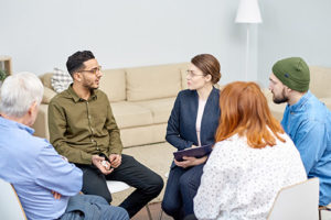 Group of people partake in Evidence Based Therapy