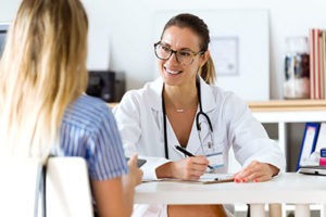 doctor prepares intake at a womens addiction treatment center