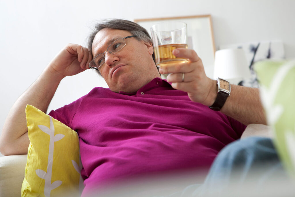 Person struggling with gastric bypass and alcoholism