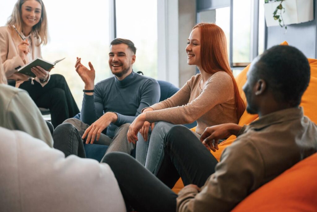 People experiencing the benefits of residential treatment
