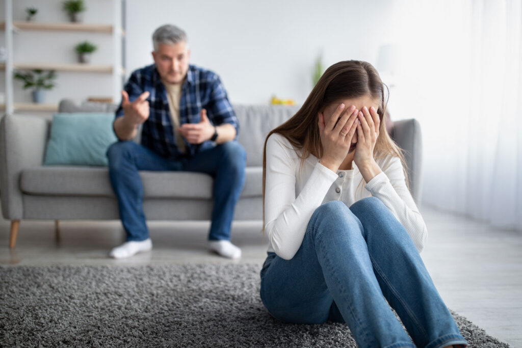 People in a toxic relationship