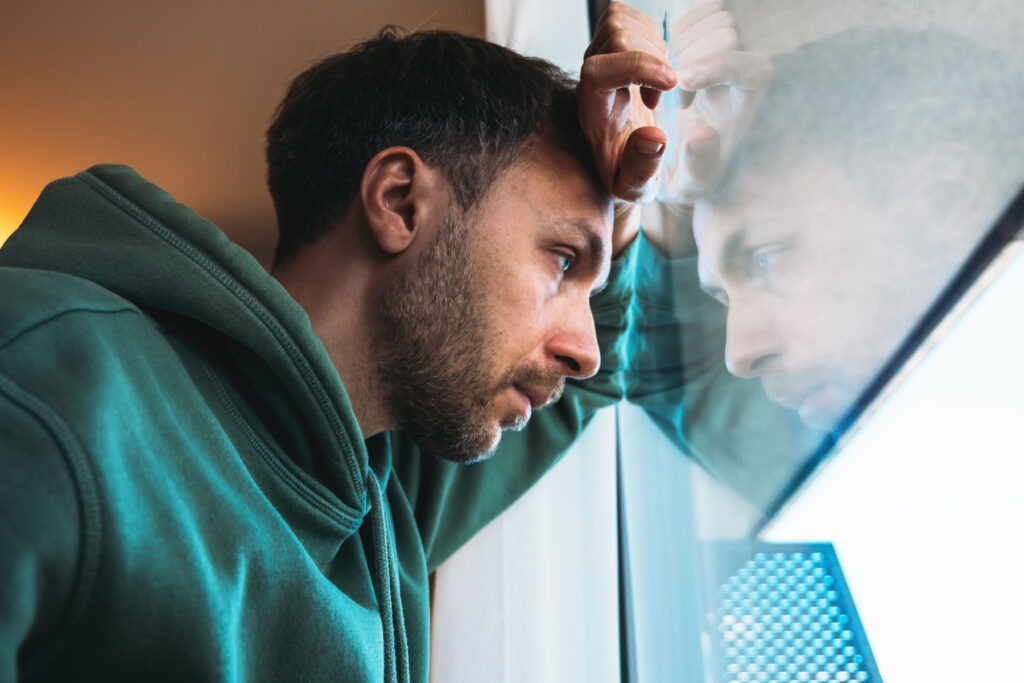 Person looking forward to safe detox from alcohol