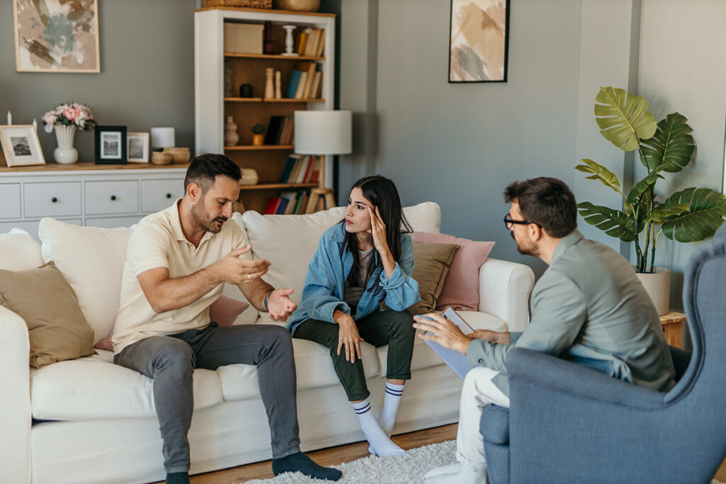 People learning about the link between addiction and family