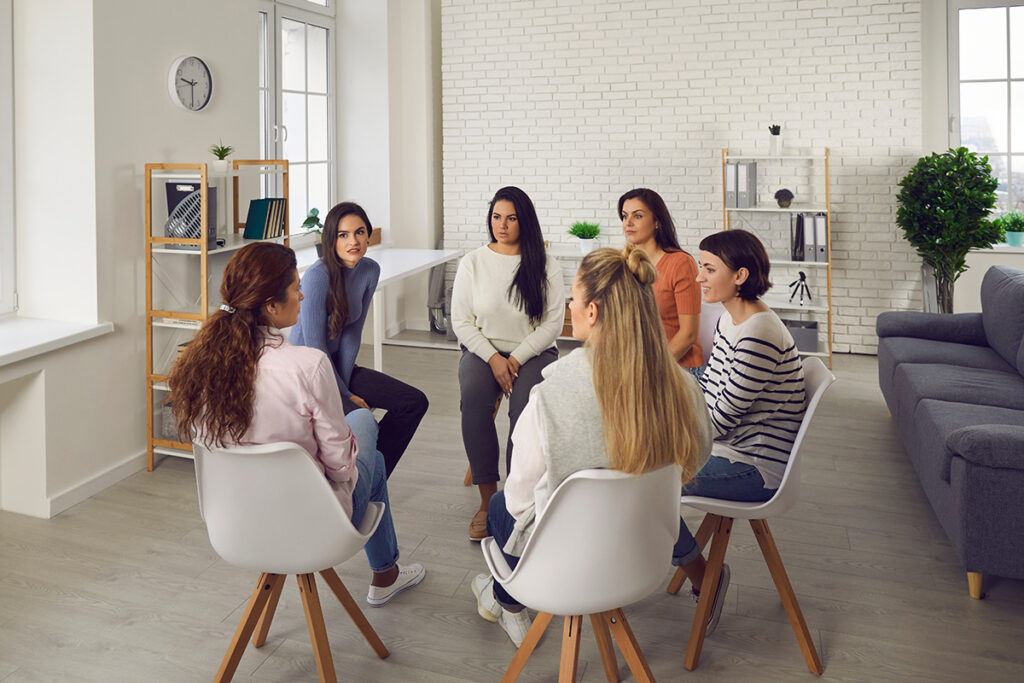 A session of counseling for women